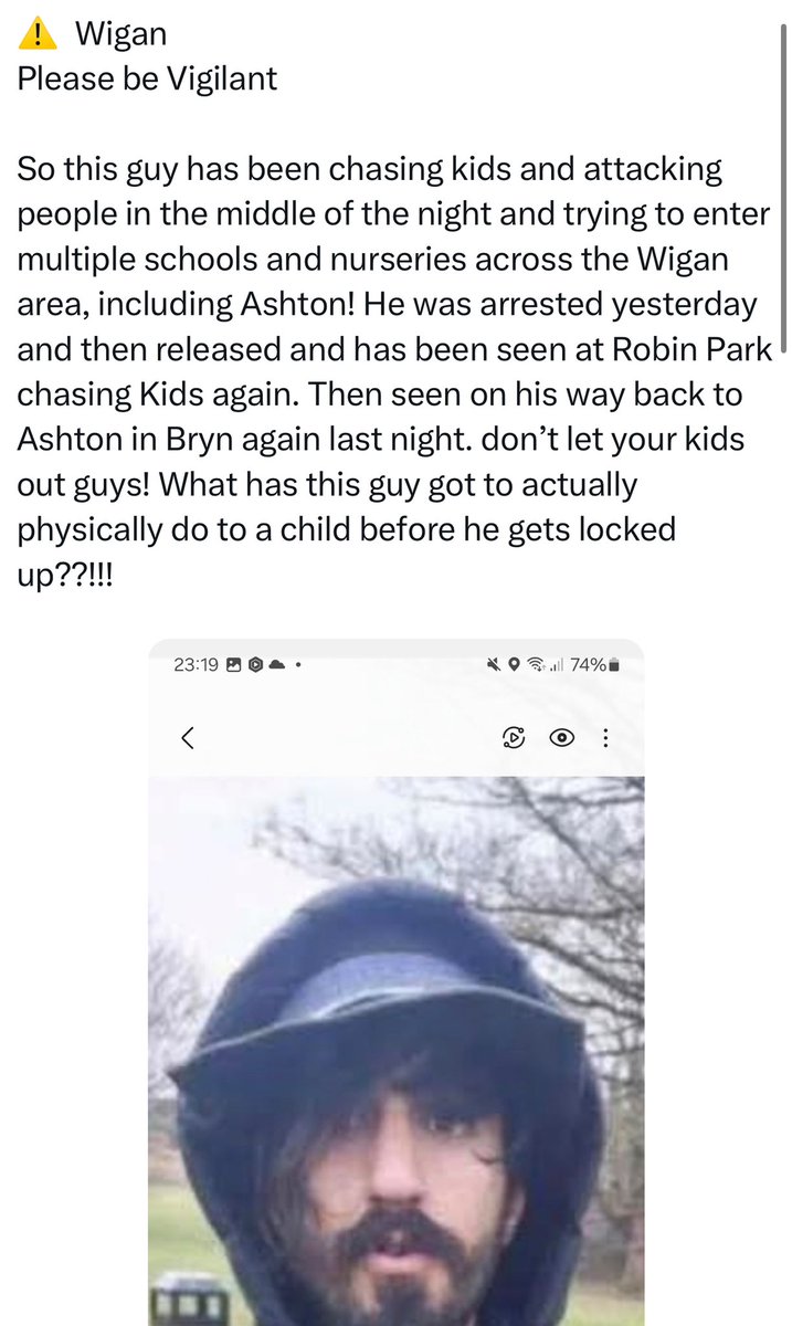 gardirms's tweet image. Now that the nice weather is rolling in across Britain I’m seeing multiple posts of parents warning others of foreign men creeping on children in parks.
It’s an epidemic. Our nations kids deserve better than this.