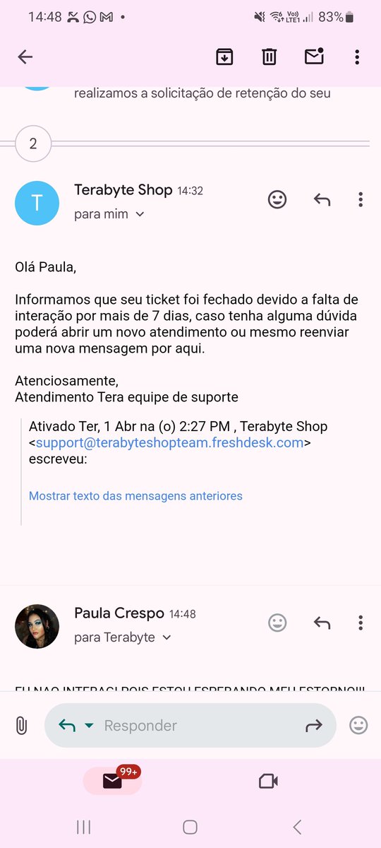 MkPoca's tweet photo. VEI A @SuporteDaTera @Terabyteshop SO PODE ESTAR DE BRINCADEIRA. EU TO ESPERANDO É MEU ESTORNO, GOLPISTAS!! EU QUE TENHO A OBRIGAÇÃO DE FICAR COBRANDO???? LOJA DE GOLPISTA! https://t.co/q026IbtpKd