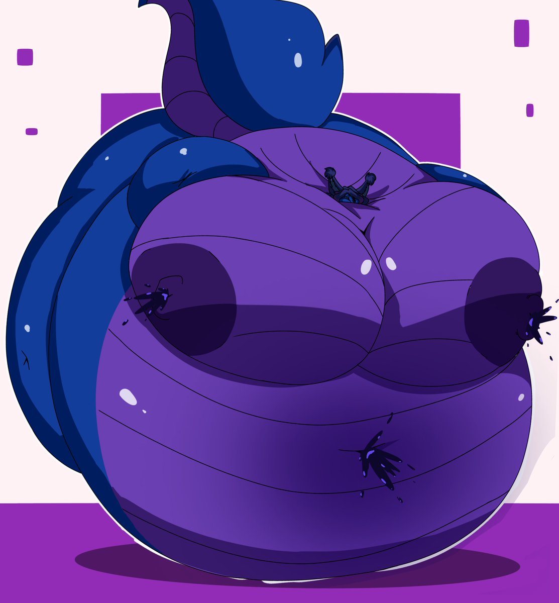 Shun_GT's tweet photo. What a wonderful berry, huh?~

Commission for @Night_Akula 

#art #sequence #digitalart #blueberry #bbw #ssbbw #inflation https://t.co/tNCNEGLwl6