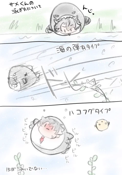 🍙🦈くんの泳ぎ方について思いを馳せる
#Wriothesley 
