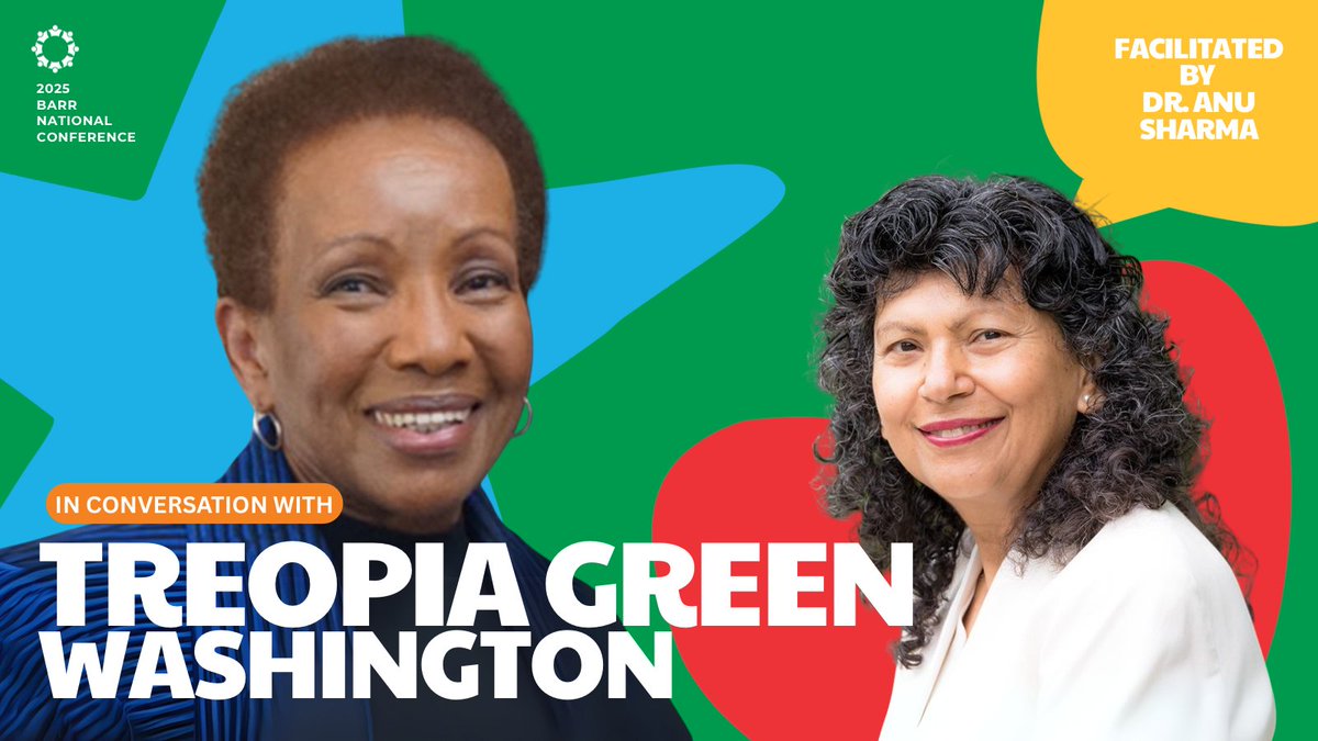 This April 23-24, Treopia Green Washington will join BARR Center’s own Dr. Anu Sharma to reflect on her family’s pivotal role in the Civil Rights movement. Treopia's story is one of resilience, courage and unwavering commitment. Don’t miss this! 🌟bit.ly/4kINmmt