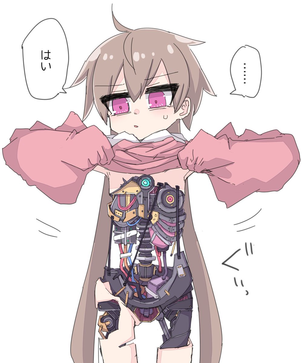 かなりの長寿の野良アンドロイドだったアイちゃんを整備(という名の観察)するマスター♀ (2/2) 