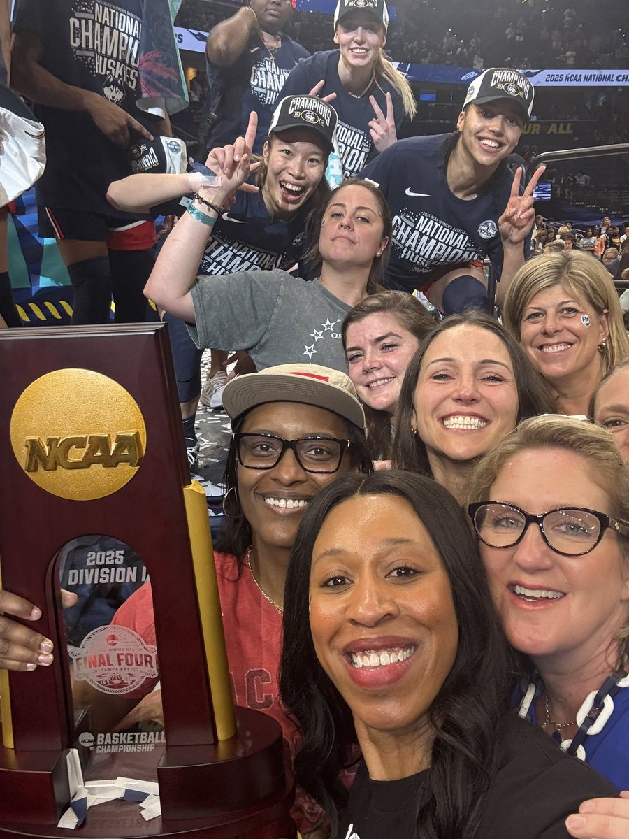 The trophy is back home