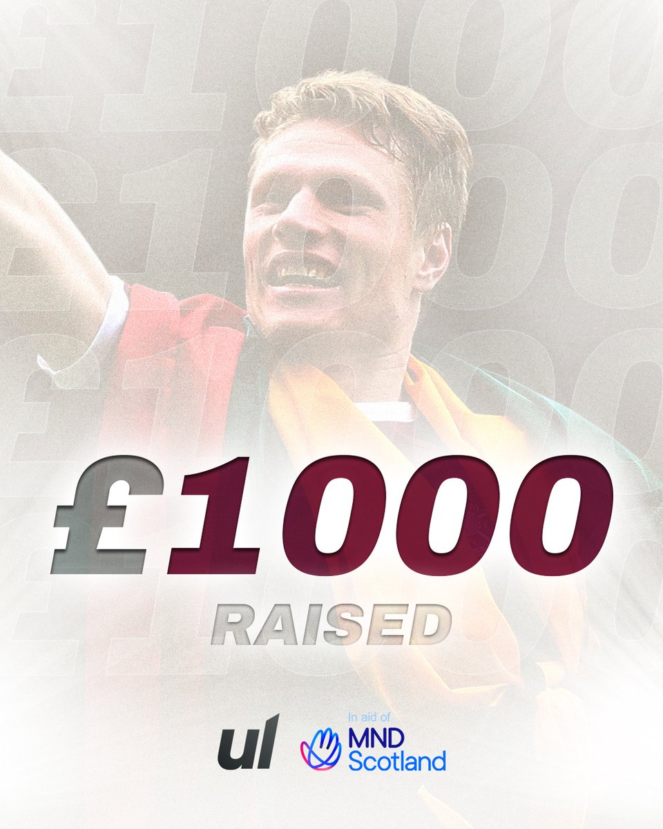 itsauniversall's tweet photo. £1,000 has now been raised for MND Scotland through sales of the Marius Zaliukas Embroidered Tee, in just 11 days.

Truly outstanding ♥️ https://t.co/gaCV5ft76o
