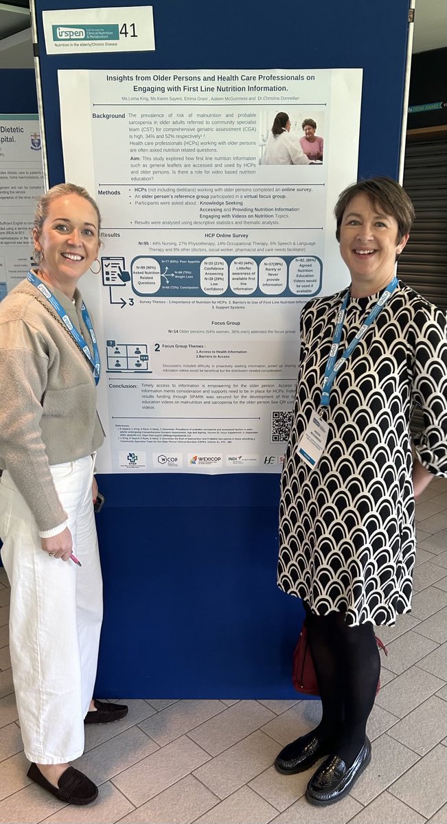 Thanks ⁦⁦<a href="/IrSPEN/">IrSPEN</a>⁩ for the invitation to speak on the Evolving role of the Dietitian in Frailty at the conference today.  Great selection of nutrition research on view, &amp; networking. ⁦<a href="/indi_OPNIG/">OPNIG</a>⁩ #malnutrition #sarcopenia #frailty