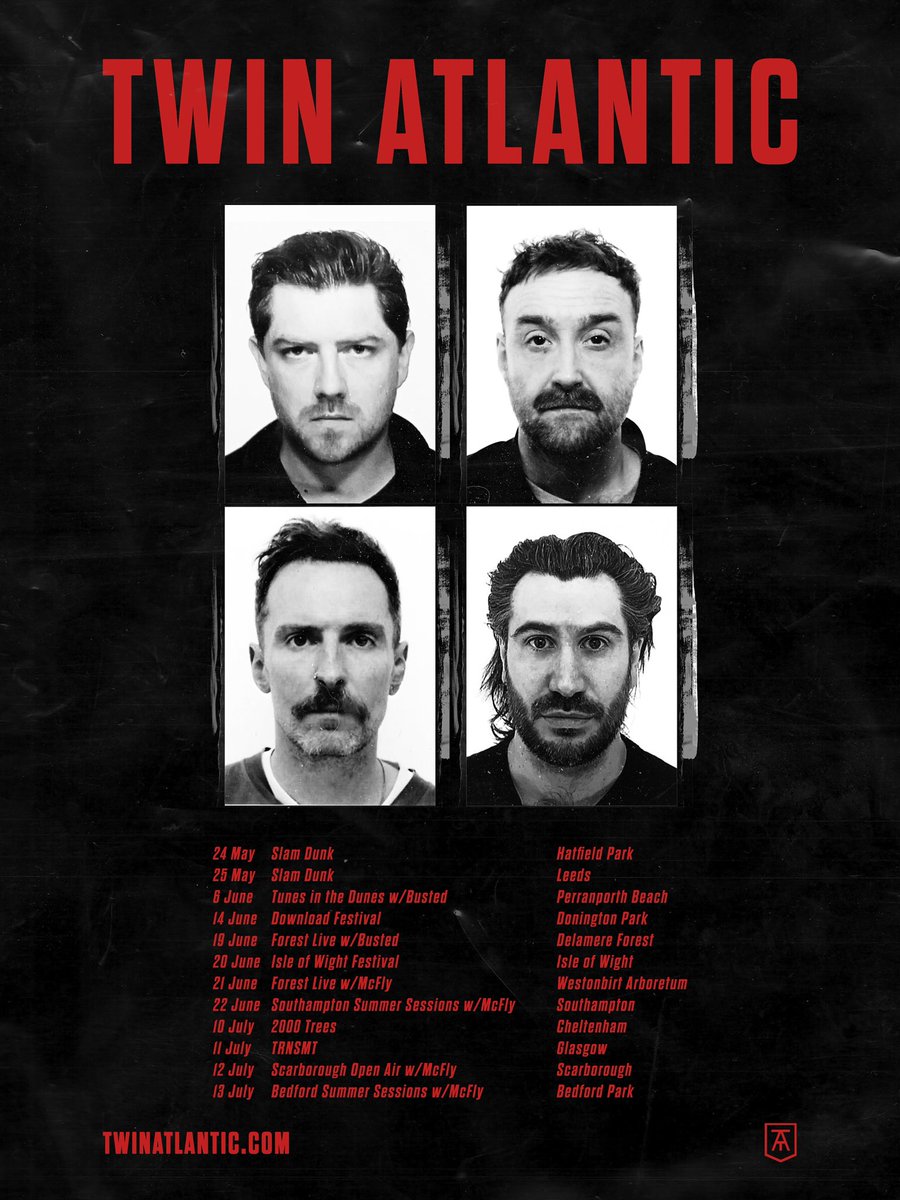 Twin Atlantic (@twinatlantic) on Twitter photo TWIN ATLANTIC SUMMER 2025 TWIN ATLANTIC SUMMER 2025