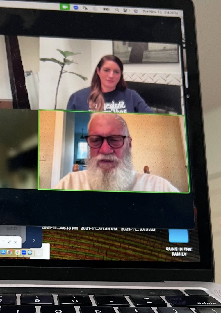 A true pinch-me moment getting a call from David Letterman’s Netflix show a few months ago to hop on a zoom with Dave and talk all things Caitlin Clark to help him prep for their sit-down for “My Next Guest Needs No Introduction.”