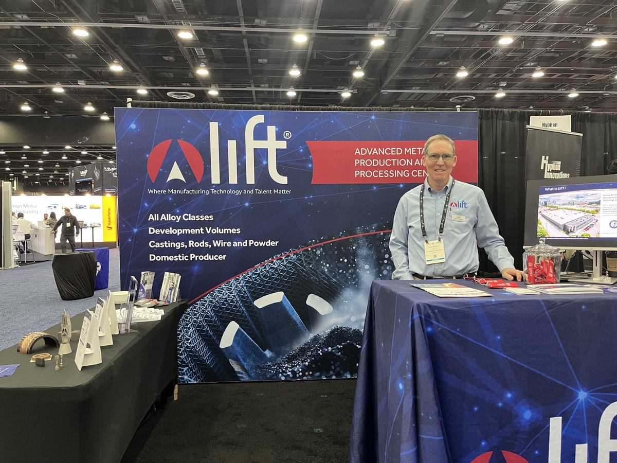 LIFT focuses on developing new alloys and materials to accelerate their commercialization while reducing cost and risk. <a href="/NewsfromLIFT/">LIFT</a> #RAPIDTCT #AeroDef