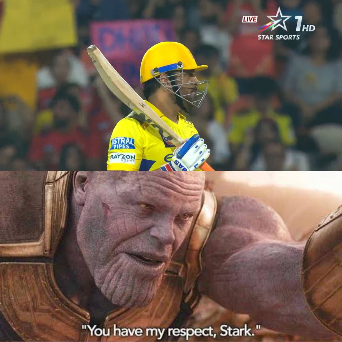 Even at the 43 he's carrying the hopes of entire csk nation 🙏💛

Salute guruji💛💛🌟 #Thala