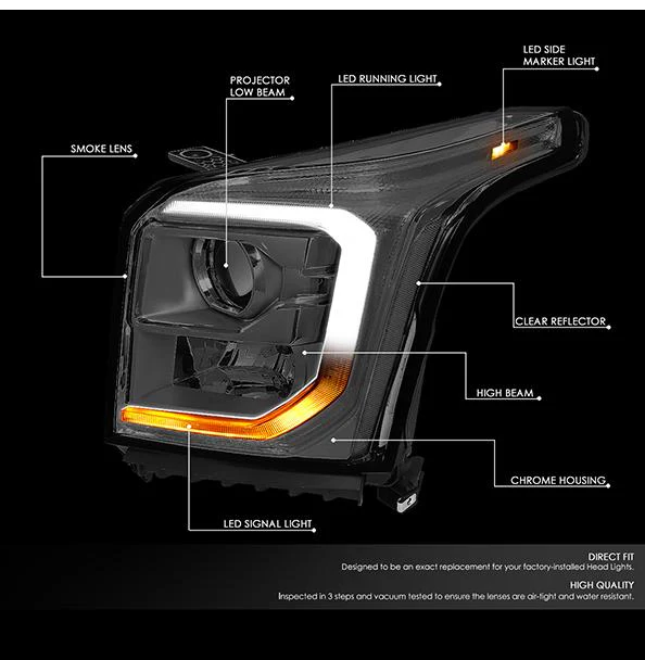 DNA_Motoring's tweet photo. DNA MOTORING® 
LED DRL Projector Headlights
15-20 GMC Yukon, XL
https://t.co/tHSw7FTSaL https://t.co/pdwERbPIml