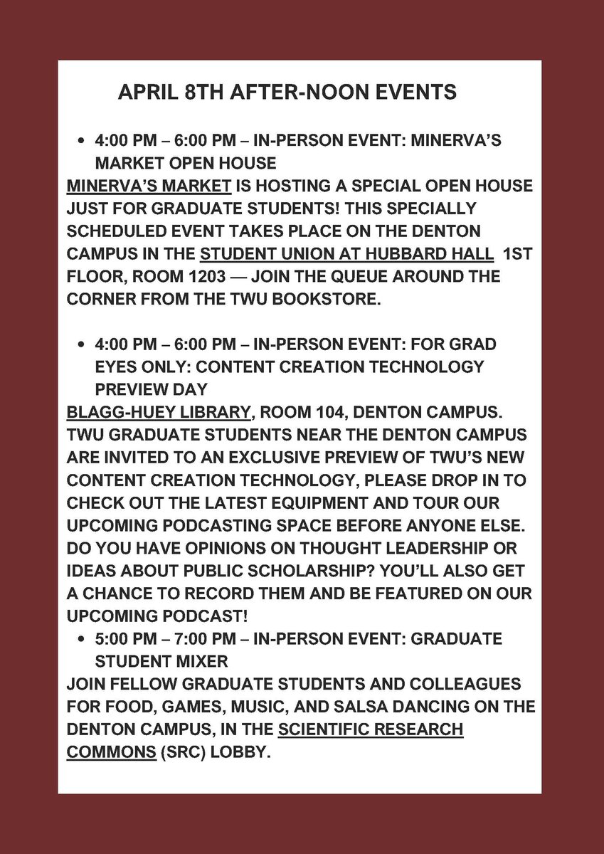 TWU Graduate School (@gradschooltwu) on Twitter photo 