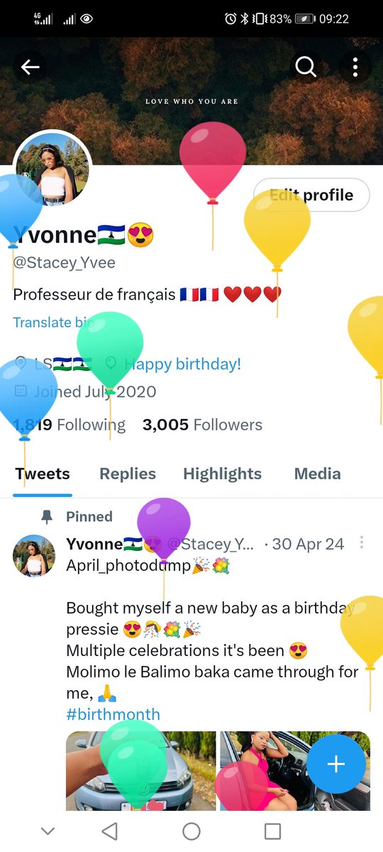Stacey_Yvee's tweet photo. Got the balloons 🎈😍💕🥧🥂 https://t.co/R6ZOjhoUvK