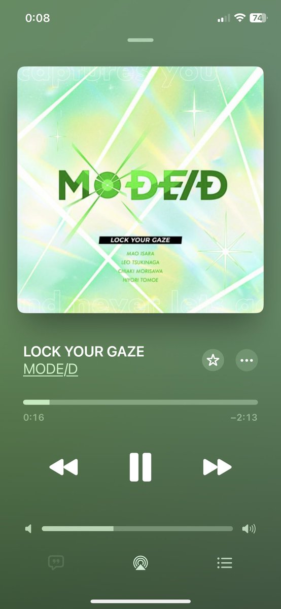 m_t_f__'s tweet image. きたきたぁ！
早速聴いてる♡
#MODED #MODE/D
