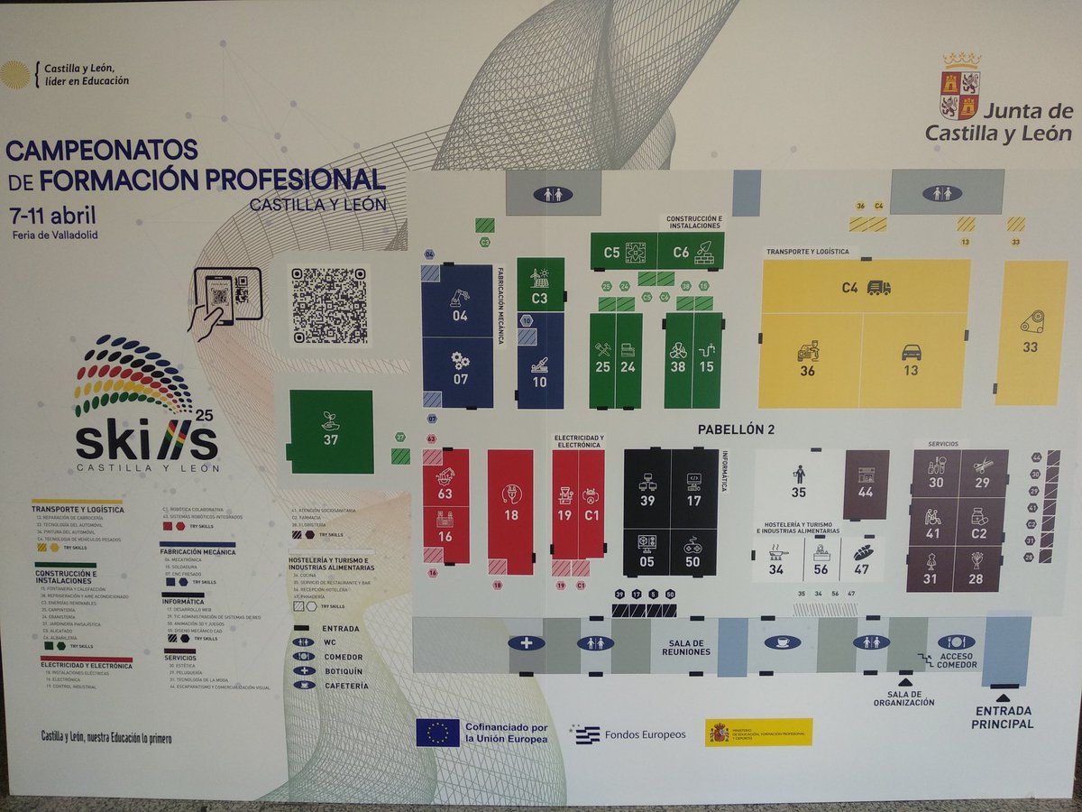 Esta semana se celebra el Campeonato Autonómico de Formación Profesional, CyL Skills 2025. Una forma amena de reconocer las destrezas adquiridas por los alumnos de #FP. Suerte a los participantes!!! <a href="/educacyl/">Educación JCyL</a>