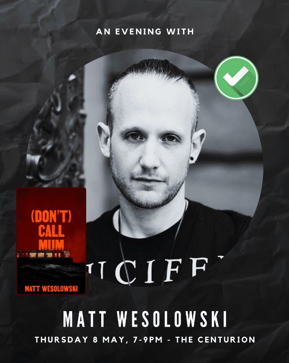 Matt Wesolowski (@concretekraken) on Twitter photo Like a crumpled ticket onto the tracks as the last train pulls away into the night, (Don't) Call Mum will be launched on the 8th of May at The Centurion, Newcastle with the wonderful <a href="/OptIndieBooks/">Opt Indie Books</a> <a href="/wildhuntbooks/">Wild Hunt Books</a>
Tickets here:
ticketsource.co.uk/optindiebooks/… Like a crumpled ticket onto the tracks as the last train pulls away into the night, (Don't) Call Mum will be launched on the 8th of May at The Centurion, Newcastle with the wonderful <a href="/OptIndieBooks/">Opt Indie Books</a> <a href="/wildhuntbooks/">Wild Hunt Books</a>
Tickets here:
ticketsource.co.uk/optindiebooks/…