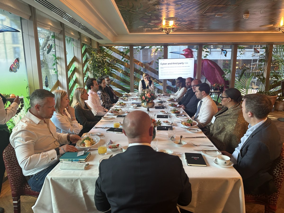 This morning, we hosted our first #CRO Forum breakfast event about plugging the talent gaps &amp; navigating cyber &amp; geopolitical risks across #insurance. Thanks to everyone who attended &amp; for their contribution to this insightful discussion.