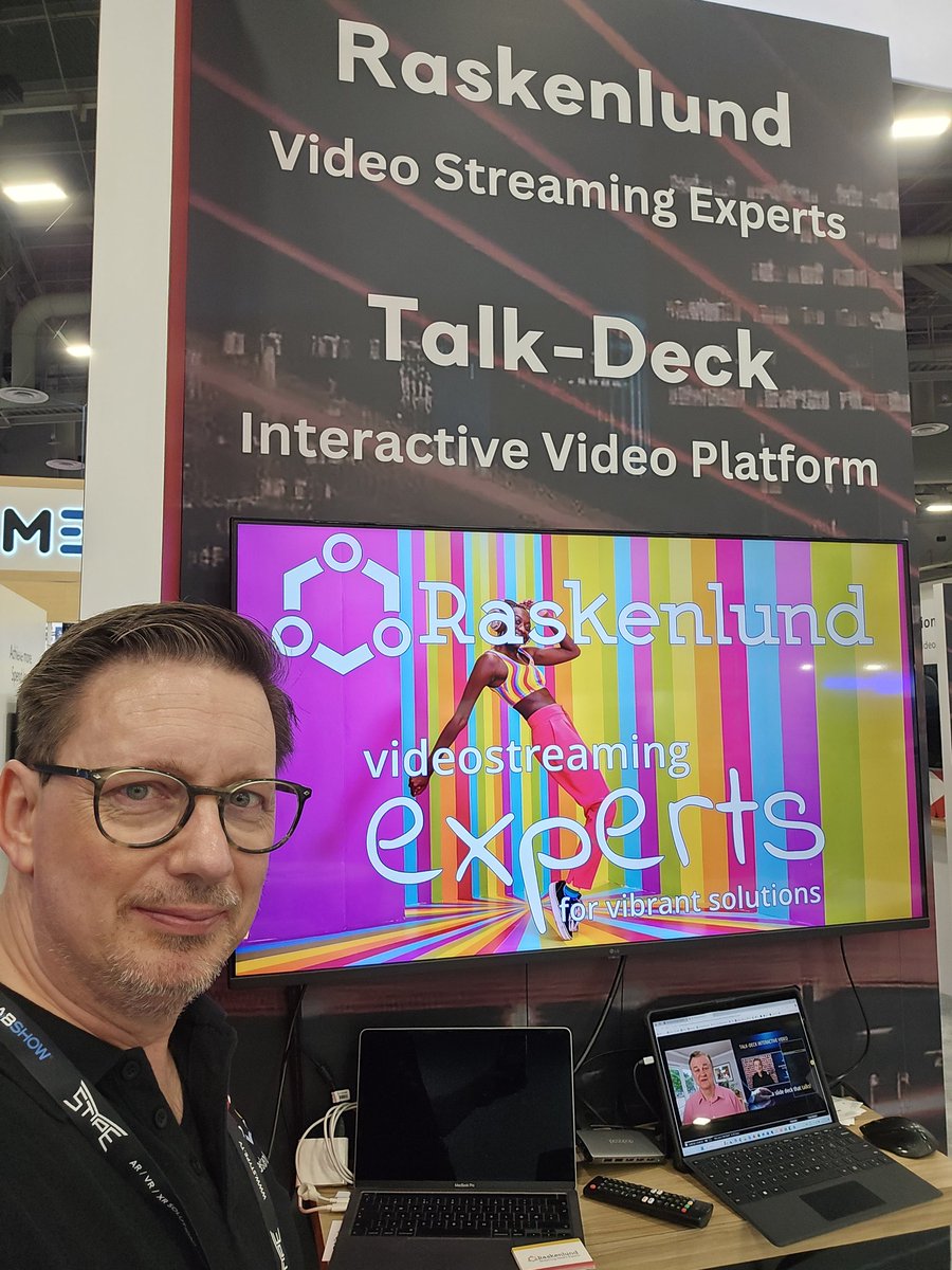 kboek's tweet photo. Another great @NABShow is underway. Find @raskenlund at the @antmedia_io booth W1548 https://t.co/61mAJd0qD2