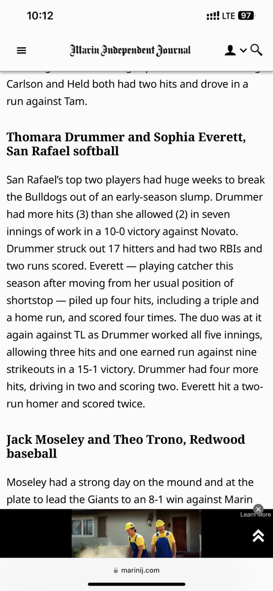 CoachJDR's tweet photo. Preps of the Week: Congrats to T, Sophia and Sebi! #GoDAWGS @Sanrafaeldawgs @SRDawgsBaseball https://t.co/kprw9Eavp3