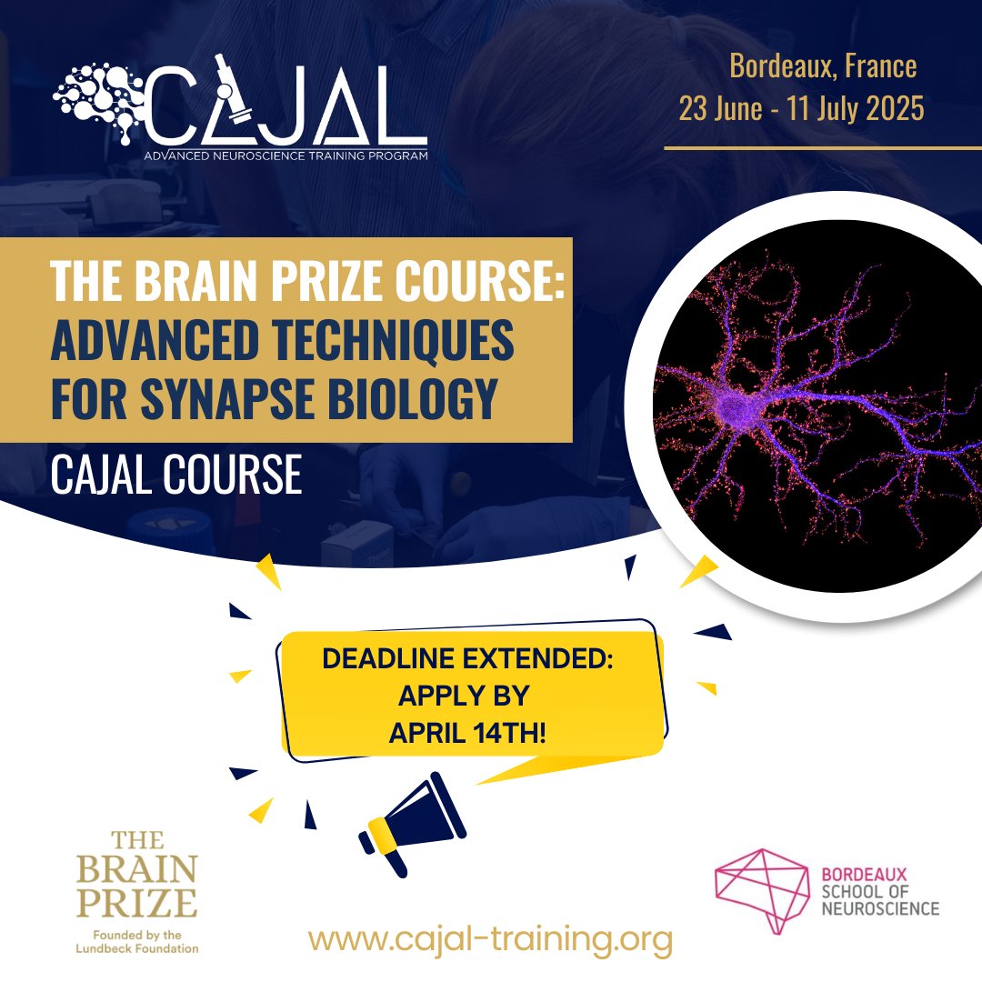 The CAJAL Advanced Neuroscience Training Programme tweet media