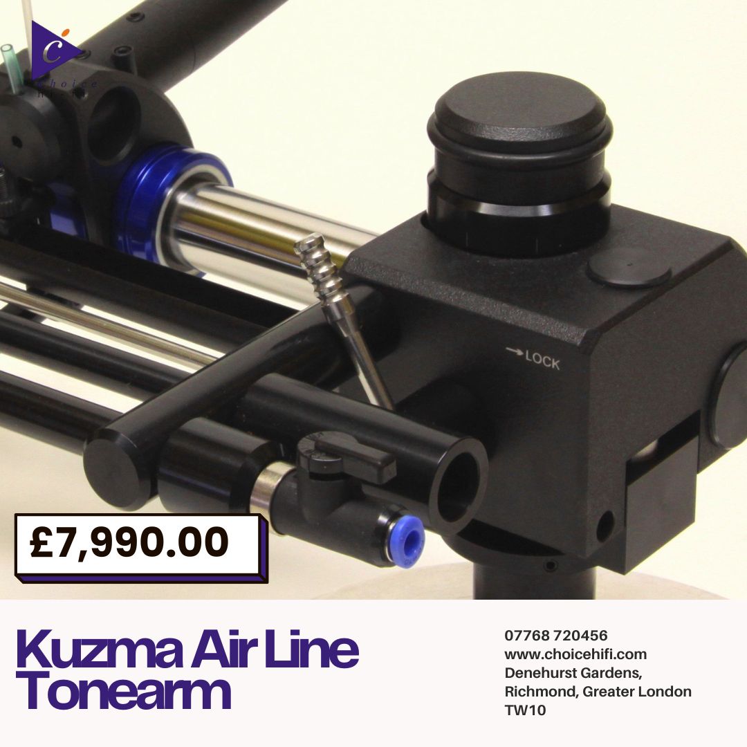 ChoiceHiFi's tweet photo. IN STOCK: Kuzma Air Line Tonearm

Call us at 020 8392 1959 or 07768 720456 to enquire about this product.

More products available: https://t.co/tGgl9b2ttv

#soundsystem #audiophile #soundsystemspeakers #trendingpost #london #londonspeakers #londonaudio #forsale https://t.co/GAJUn7Nui7