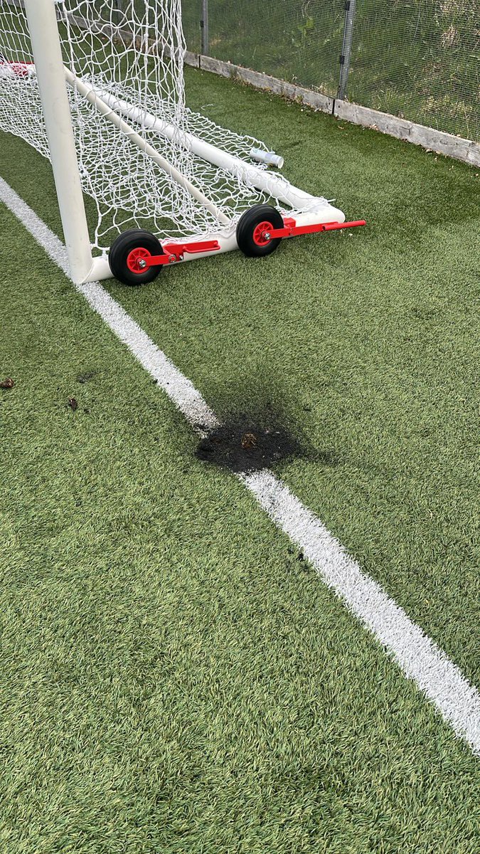 Hard work of volunteers getting ruined by mindless vandalism again 🤬🤬🤬🤬

So many of our volunteers have spent so much time fundraising and upgrading our facilities just for mindless people to come on and ruin it