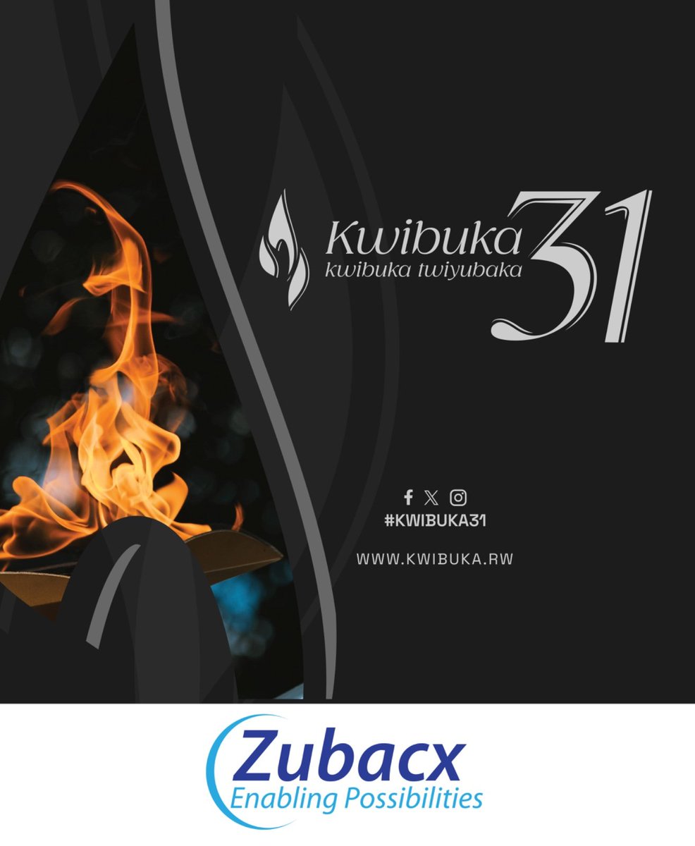 Today, we remember.
We honor the lives lost and stand for peace, unity, and renewal.
#Kwibuka31 | #ZubacxForPeace