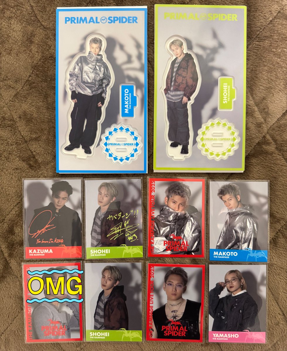 THE RAMPAGE ランペ PRIMAL SPIDER グッズ アクスタ フォトカ 

譲】川村壱馬 長谷川慎 浦川翔平 山本彰吾 鈴木昂秀 

求】神谷健太 または買取

4/9埼玉現地での交換

リプまたはdmお待ちしております。