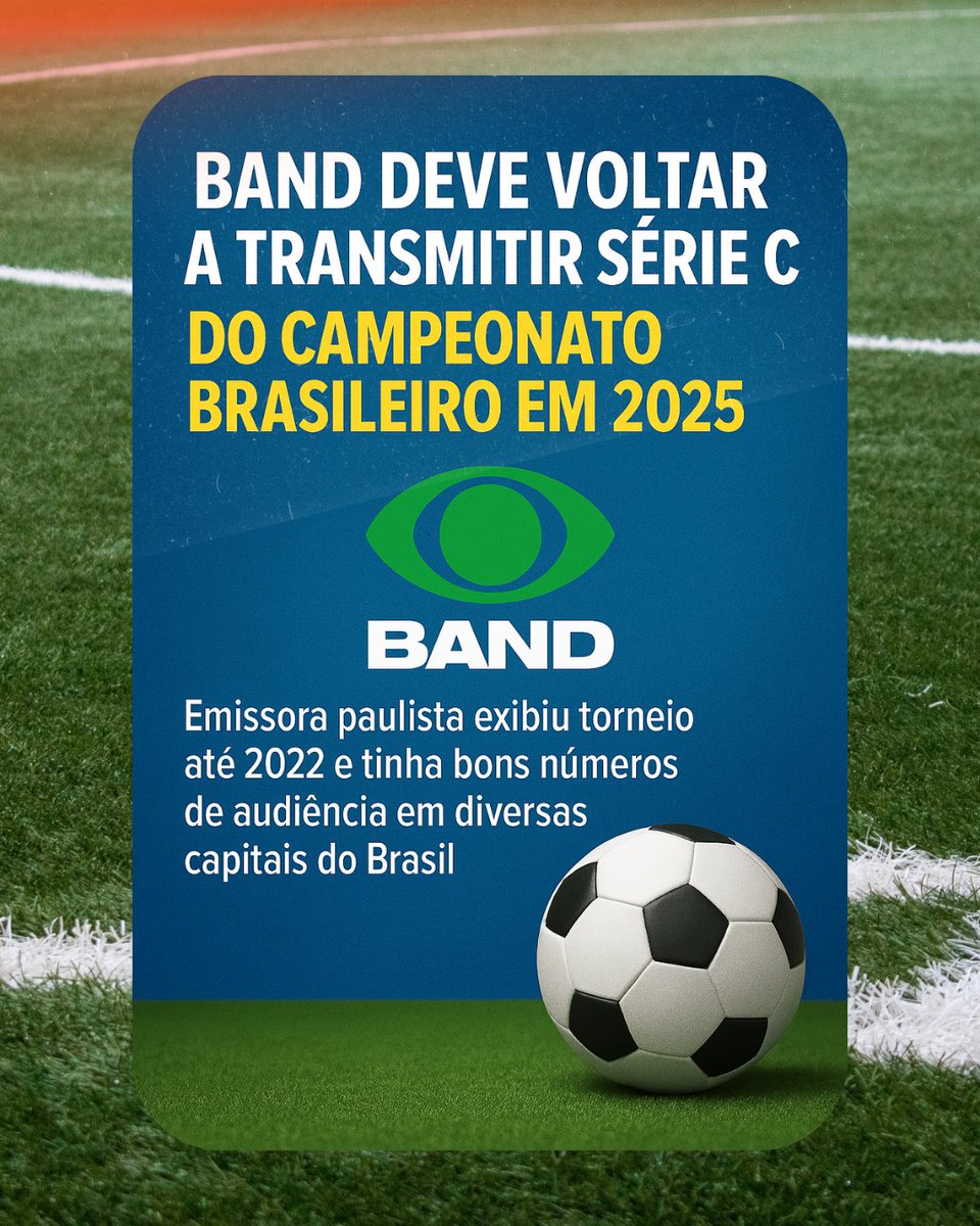kichutada's tweet photo. O torneio começa no sábado (12). A Band deve mostrar o torneio de forma regionalizada, com dois jogos por rodada. Todas as partidas do torneio serão do canal Nosso Futebol, disponível nas TVs por assinatura.

Fonte f5.folha https://t.co/0XhGiwlg6J