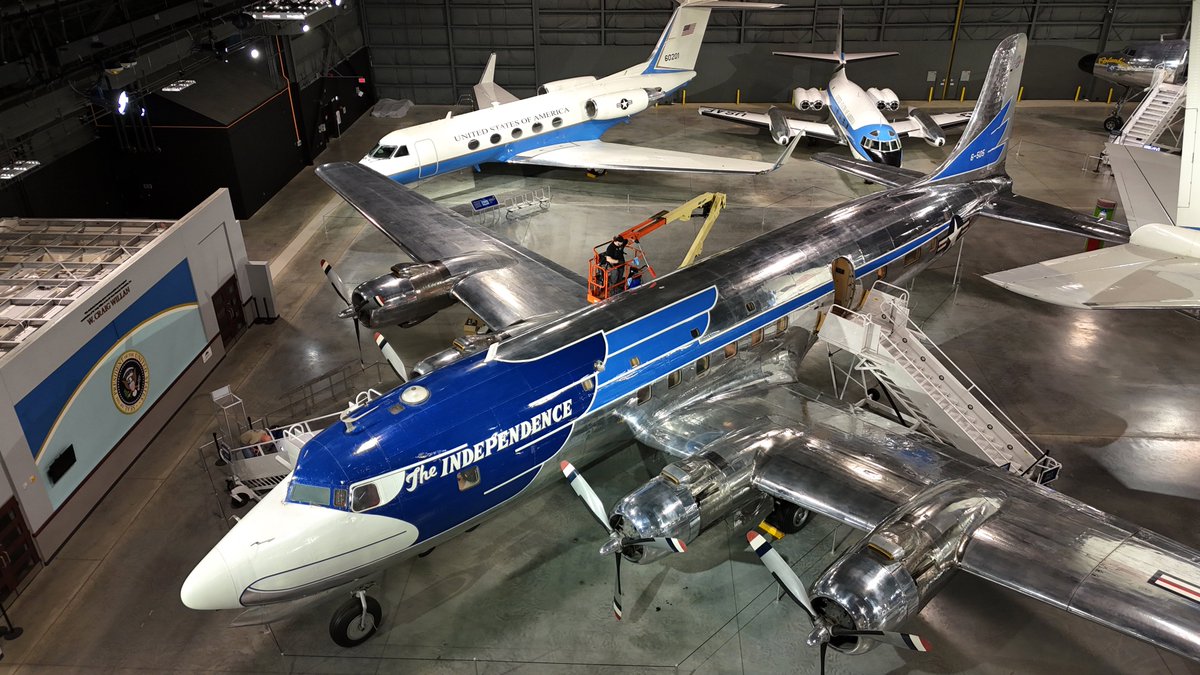 AFmuseum's tweet photo. Check out more aircraft cleaning photos!
📷 Take a look at the process in action and see how we care for these incredible pieces of Air Force history.
📷 FREE admission and parking — plan your visit today!
#USAFMuseum #DaytonOhio #AviationHistory #MilitaryAircraft https://t.co/LHJvuIGZ2t