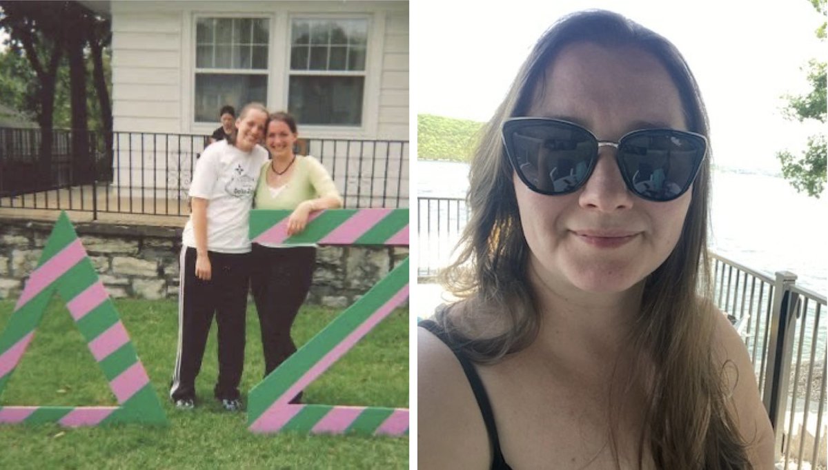 Meet our 2025 Women of the Year! Next up is Rose Carlton from UMKC <a href="/DeltaZetaNatl/">Delta Zeta Sorority</a>. We love the “Then and Now” pics! #notjustfouryears