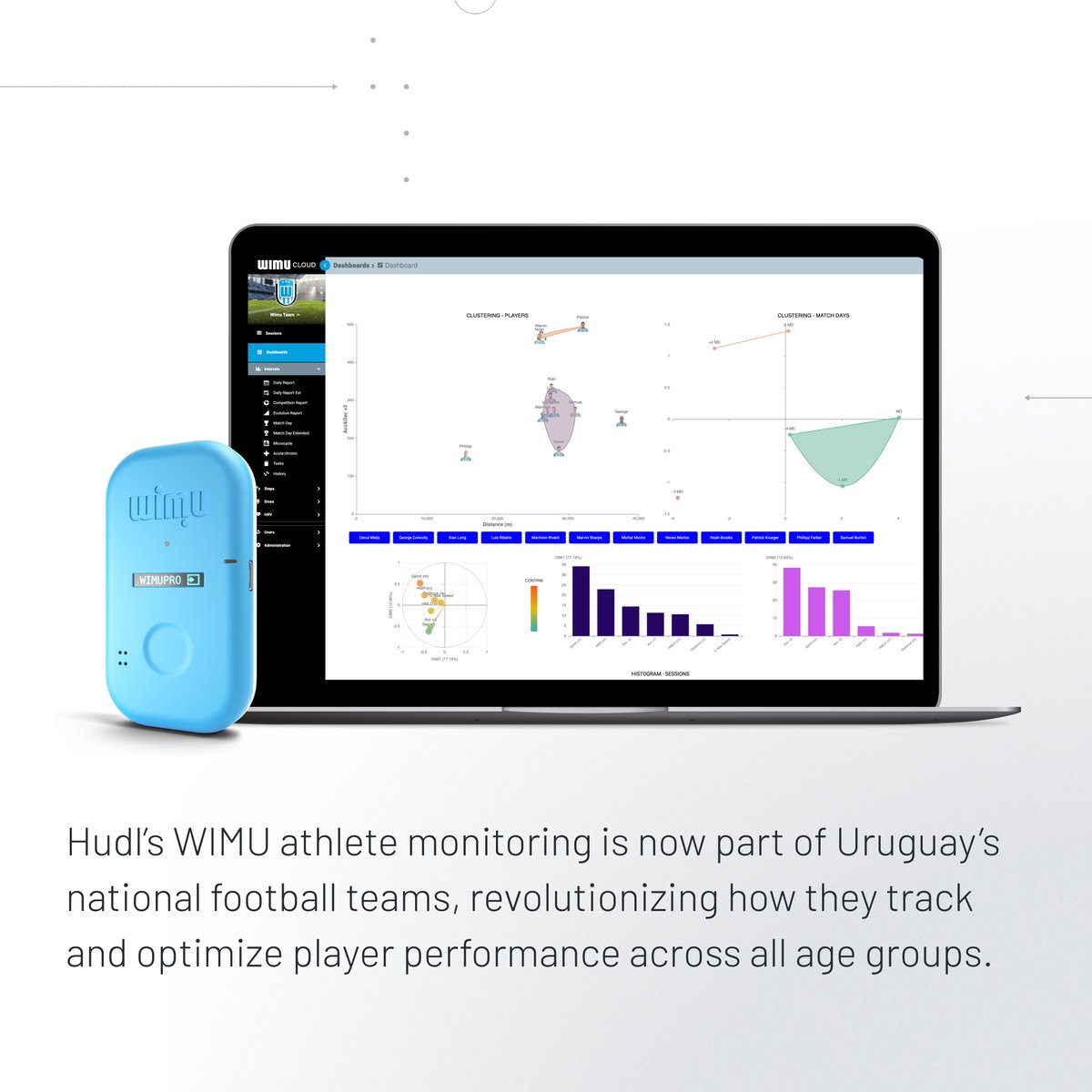 HudlAnalysis's tweet photo. 🇺🇾 Raising the bar for athlete monitoring in Uruguay
🧠 Science-backed data insights
⚡ Integration between physical data and video analysis
✅ All national teams included

Learn more about this groundbreaking deal ▶️ https://t.co/iyOX7SJBBo

#WIMU | @AUFOficial