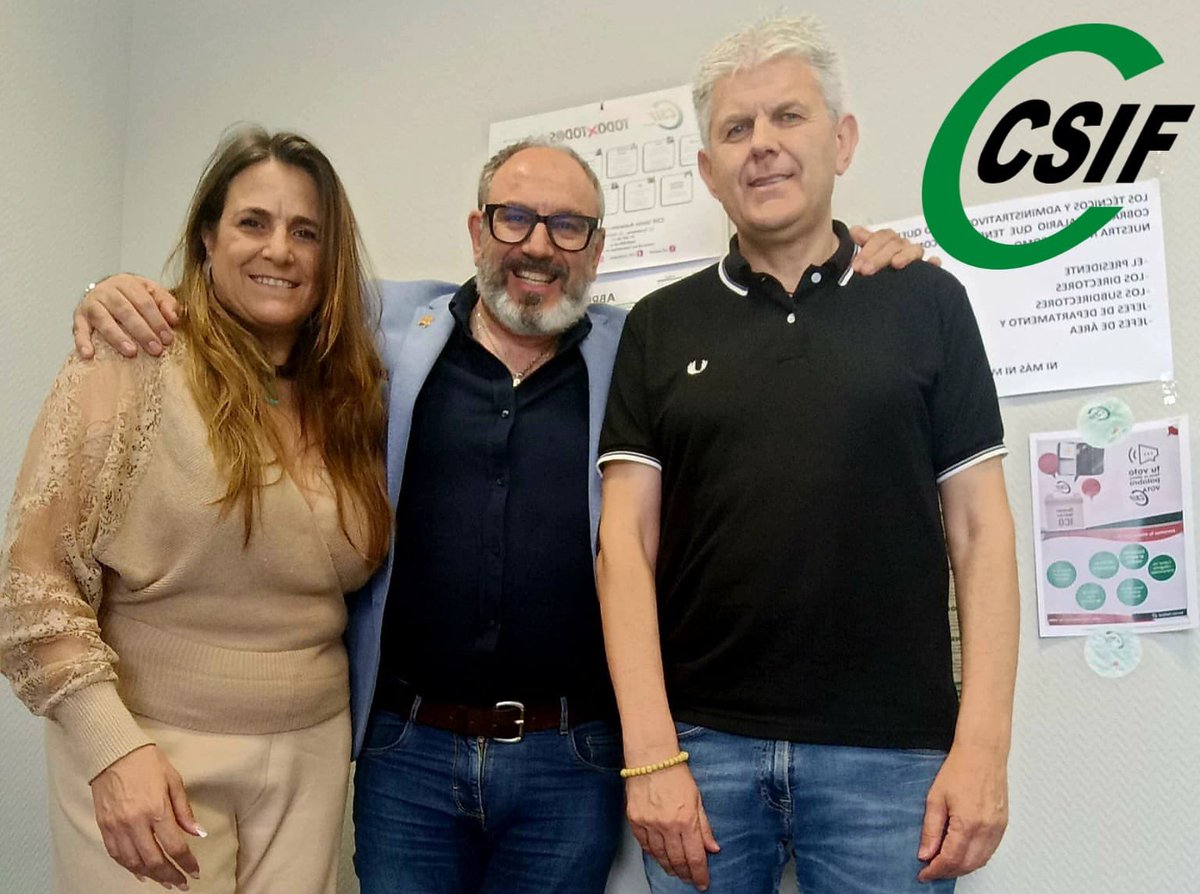 ComiteICO's tweet photo. Hoy nos visitó Óscar Venteo, presidente CSIF EPE, y ha estado compartiendo impresiones con nuestros delegados del Comité de Empresa, junto a la presidenta.
Una visita, como siempre, muy fructífera. Seguimos avanzando.
¡Gracias Óscar! #CSIFICO #CSIF #EPE #Csifsítedefiende #ICO https://t.co/zuJTCLF4Fn