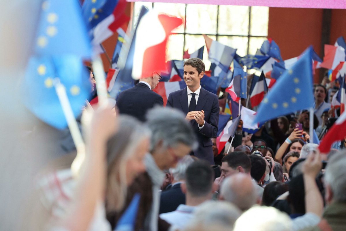 leparisien_pol's tweet photo. Meeting de Gabriel Attal : le Rassemblement national saisit le procureur pour « mise en danger » des participants
➡️ https://t.co/NCShUSOUsx https://t.co/ZJqWIngLTr