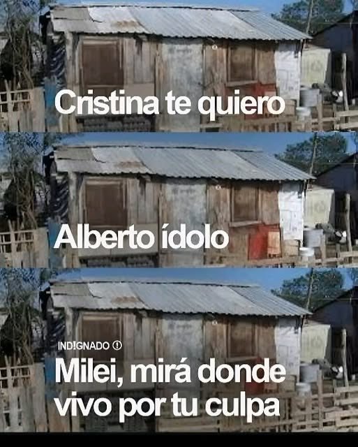 indignadoxd's tweet photo. Cristina, Alberto y Milei. https://t.co/u4orY3UrUJ