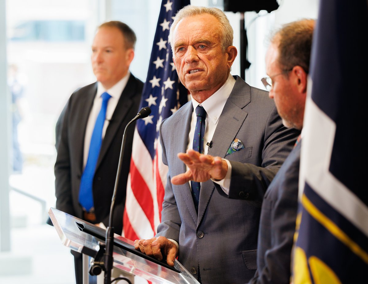 HHS.gov (@hhsgov) on Twitter photo .<a href="/SecKennedy/">Secretary Kennedy</a> and Administrator <a href="/epaleezeldin/">Lee Zeldin</a> joined Utah elected officials for a press conference Monday to celebrate the passage of three MAHA bills:
1. Utah becomes the first state to ban fluoride in public drinking water.
2. A ban on the use of specific dyes and chemical .<a href="/SecKennedy/">Secretary Kennedy</a> and Administrator <a href="/epaleezeldin/">Lee Zeldin</a> joined Utah elected officials for a press conference Monday to celebrate the passage of three MAHA bills:
1. Utah becomes the first state to ban fluoride in public drinking water.
2. A ban on the use of specific dyes and chemical