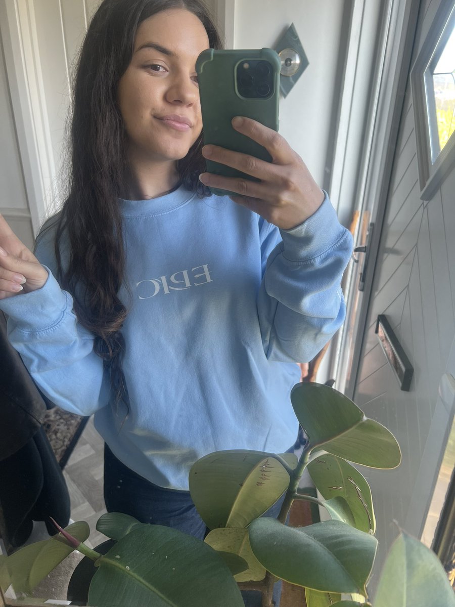 Becca_Alice's tweet photo. @JayHerrans Epic jumper has made it to Belfast, Northern Ireland 🩵 thank you! ✨ https://t.co/0AOrukgLjP
