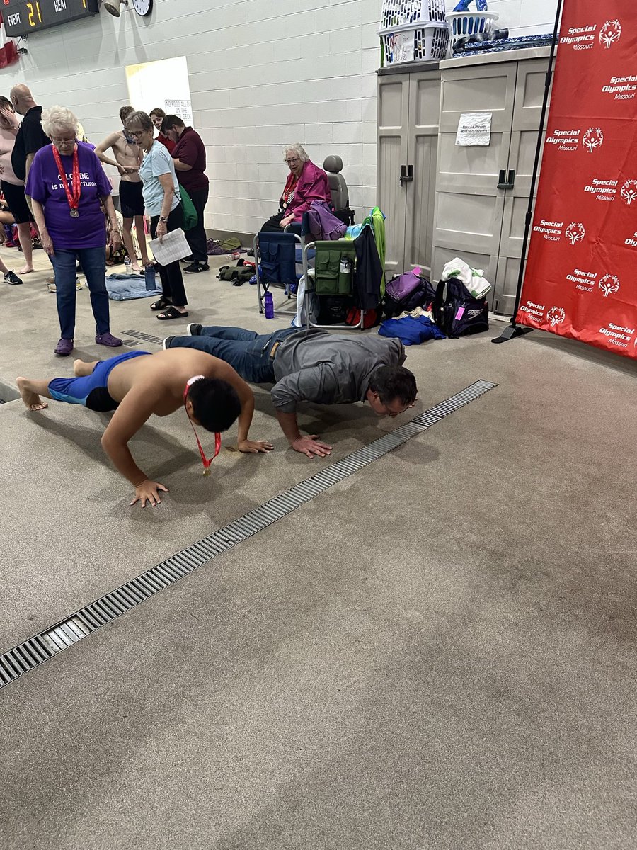 Had the best time at the Special Olympic swimming event today! I was so proud to cheer on these amazing athletes and help present the awards. Their energy, talent, and heart were seriously inspiring—huge congrats to all the winners!