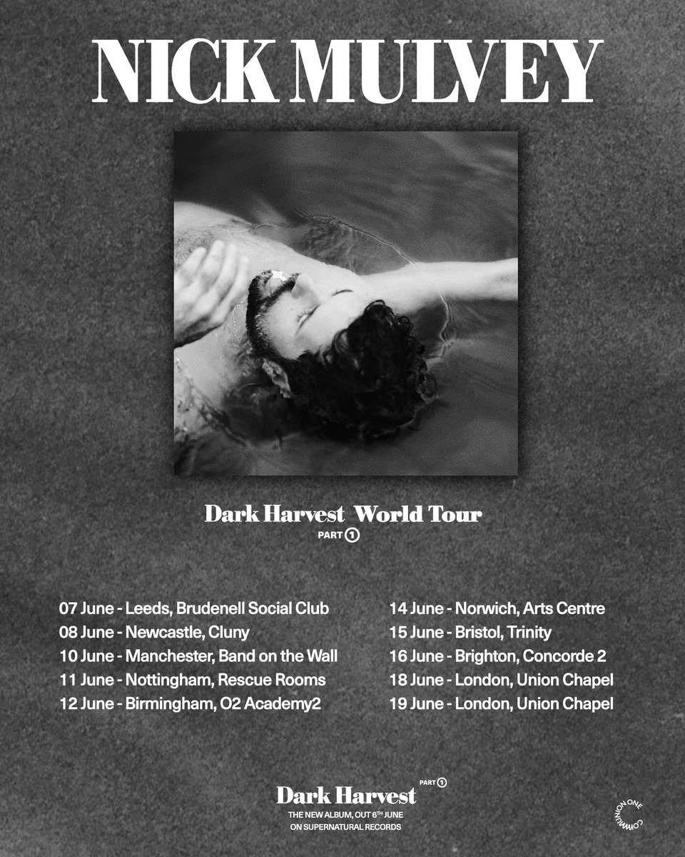 Concorde2 (@concorde_2) on Twitter photo 💥💥 Now On Sale 💥💥
Tickets are now on sale for <a href="/nickmulveymusic/">Nick Mulvey</a> headline show here at C2. Nick is heading out on tour to celebrate the release of his new album, Dark Harvest Part 1
Grab your tickets from concorde2.co.uk 💥💥 Now On Sale 💥💥
Tickets are now on sale for <a href="/nickmulveymusic/">Nick Mulvey</a> headline show here at C2. Nick is heading out on tour to celebrate the release of his new album, Dark Harvest Part 1
Grab your tickets from concorde2.co.uk