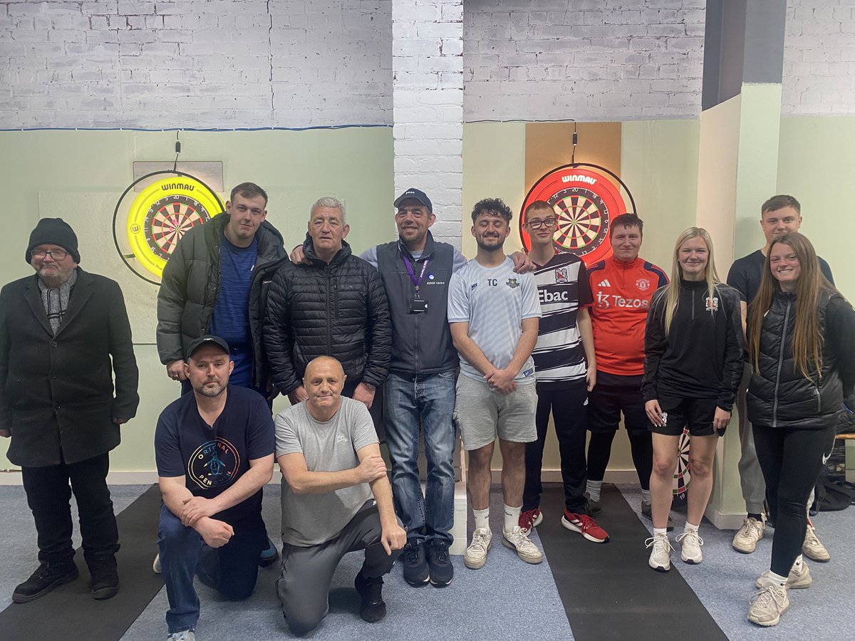 A great day at the <a href="/Official_Darlo/">Darlington FC</a> <a href="/DFC__Foundation/">Darlington FC Foundation</a> as Well Played went to head to head with another mental health charity in a pool and darts match followed by a great time at TWYF our football session to promote positive mental health!