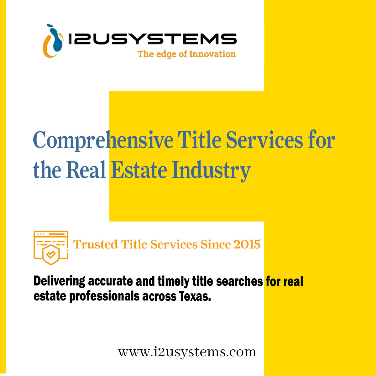 I2uSystems's tweet photo. Trusted Title Services Since 2015
#i2usystems #c2crequirements #w2jobs #directclient #directclients #i2u #i2usystemsinc #usaitjobs #InnovationInRealEstate #TitleSupport #RealEstateProfessionals #Since2015 #AccurateTitleSearche https://t.co/3ez2GPyUmj