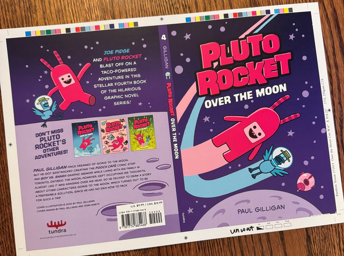 PaulGilligan10's tweet image. Got the cover proof for Pluto Rocket book 4, coming this October. I&apos;m over the moon! How do you like Joe&apos;s fishbowl look?

#kidslit #tundra #plutorocket