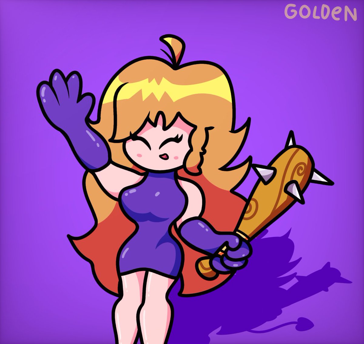 en_golden's tweet photo. Love this B-side gal
Especially the way she just casually has a spiked baseball bat :)
#fnfgf #fnfgirlfriend #bside #GFBside https://t.co/fiExXc7rYs