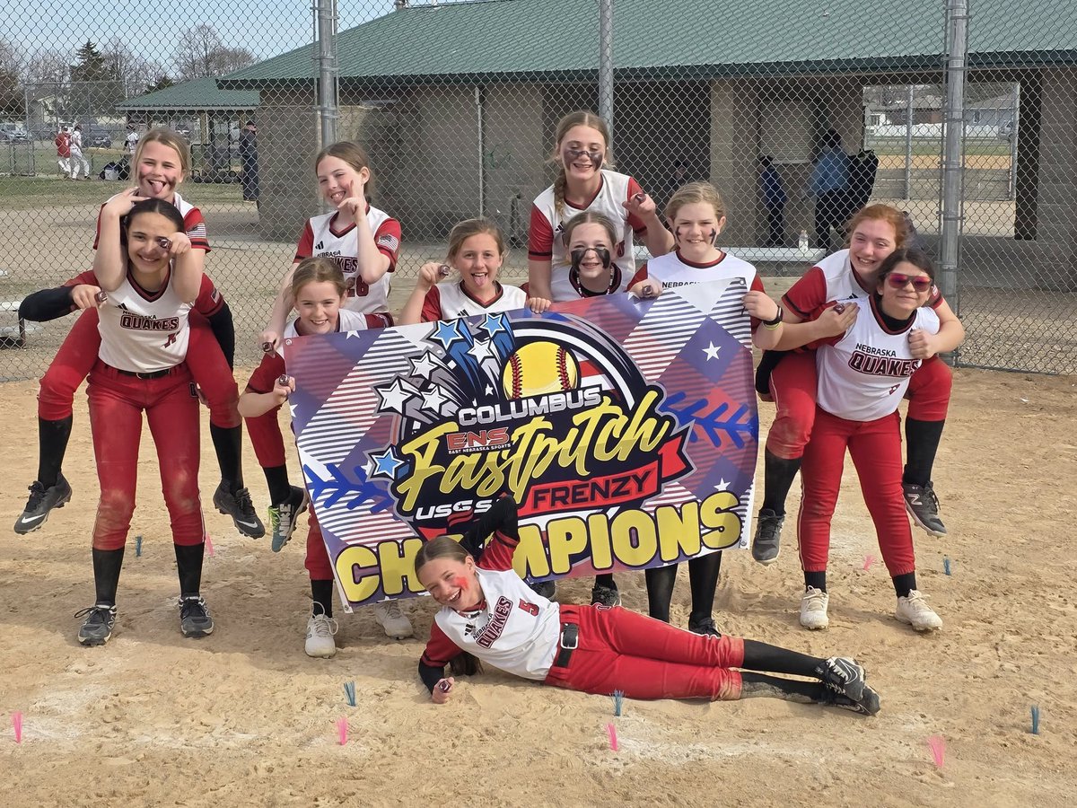 tims1063's tweet photo. Great way for Addi to kick off her 11U softball season with a Championship win in Columbus over the cold weekend! #NEQuakes! https://t.co/SlVbUH0PSM