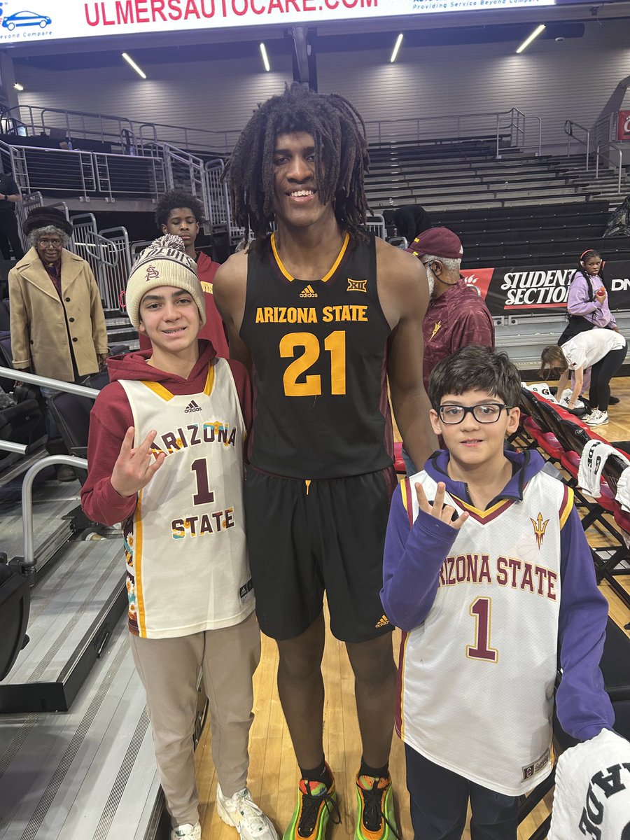 bnahra's tweet photo. See you in Rupp ⁦@qjayhoops⁩ These guys bummed you aren’t returning to Tempe but excited you are coming to Lexington. https://t.co/56E9fepQ8K
