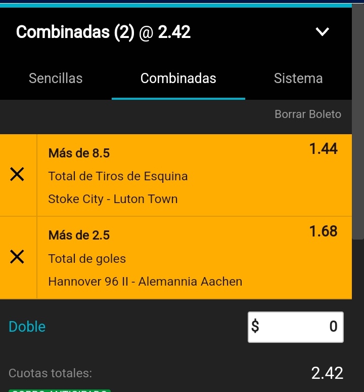 Comienza un nuevo capítulo... Apuestas deportivas.
Pronóstico del día de hoy⬇️⬇️⬇️