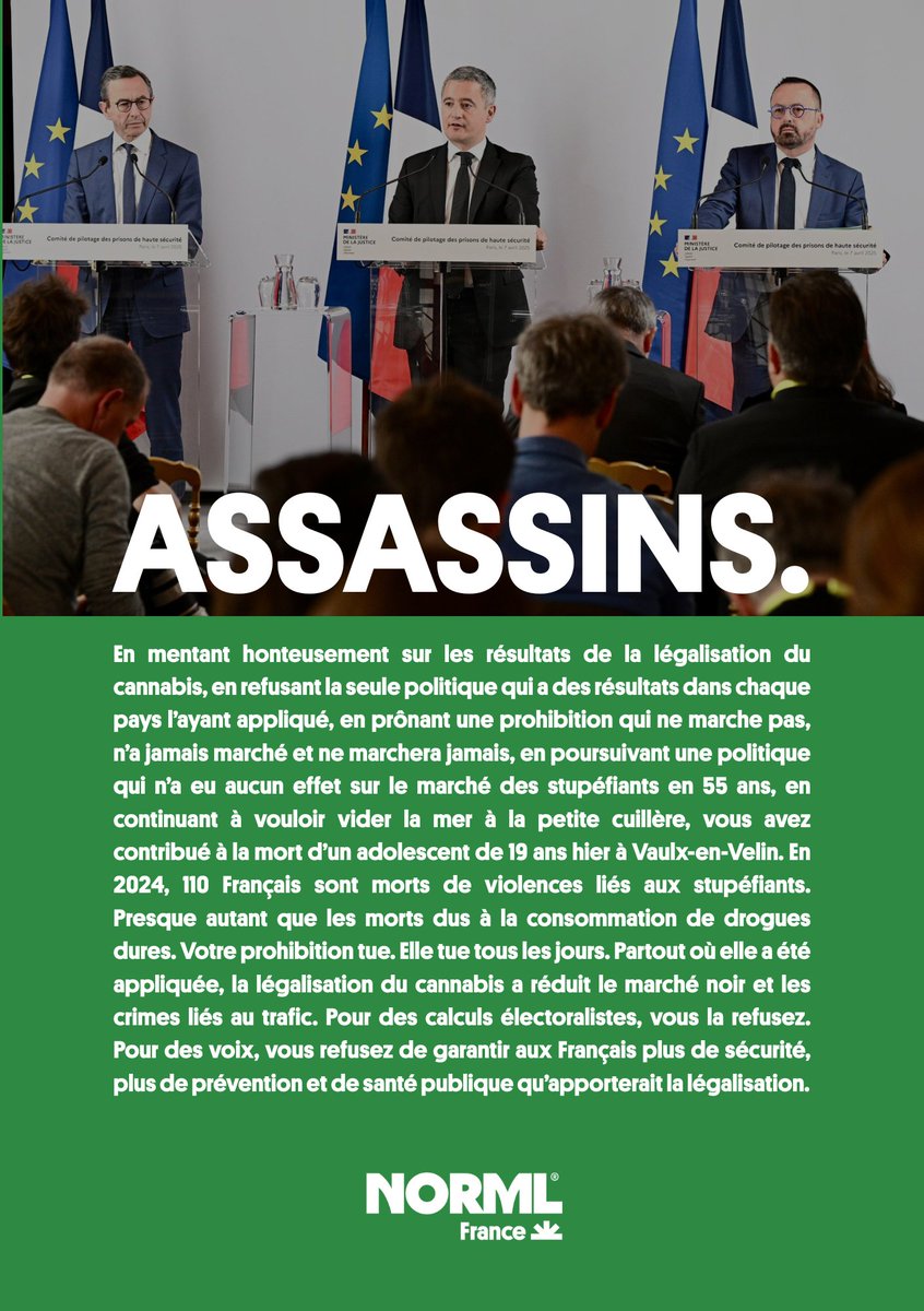 NORML France tweet media