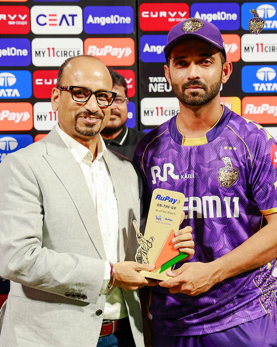 KKRiders's tweet photo. Kept the fight going with two 🌟 displays 👊💜 https://t.co/ARfQ3DL7uu