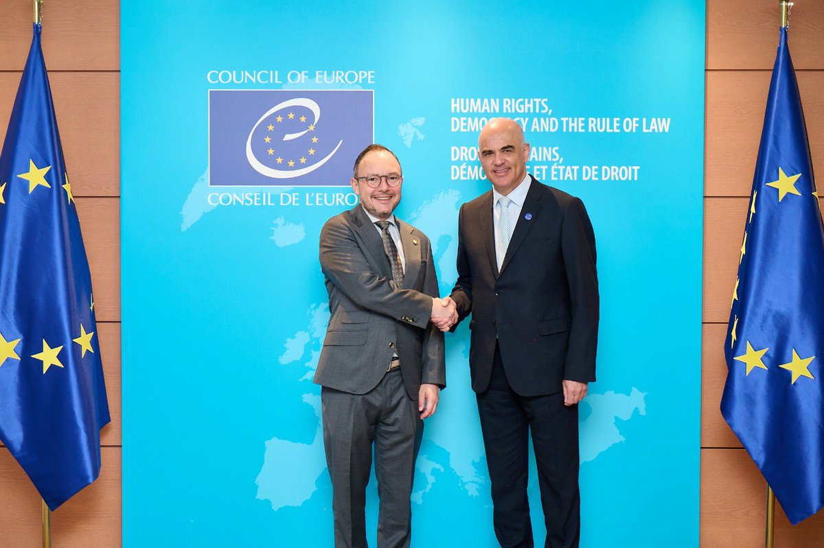 Imma Tor Faus (@immatorfaus) on Twitter photo Durant la reunió amb <a href="/alain_berset/">Alain Berset</a>, secretari general del Consell d’Europa, hem abordat la situació política europea i donat suport al nou pacte democràtic per al <a href="/coe/">Council of Europe</a>. <a href="/AndorraCoe/">ANDORRA - CoE</a> Durant la reunió amb <a href="/alain_berset/">Alain Berset</a>, secretari general del Consell d’Europa, hem abordat la situació política europea i donat suport al nou pacte democràtic per al <a href="/coe/">Council of Europe</a>. <a href="/AndorraCoe/">ANDORRA - CoE</a>