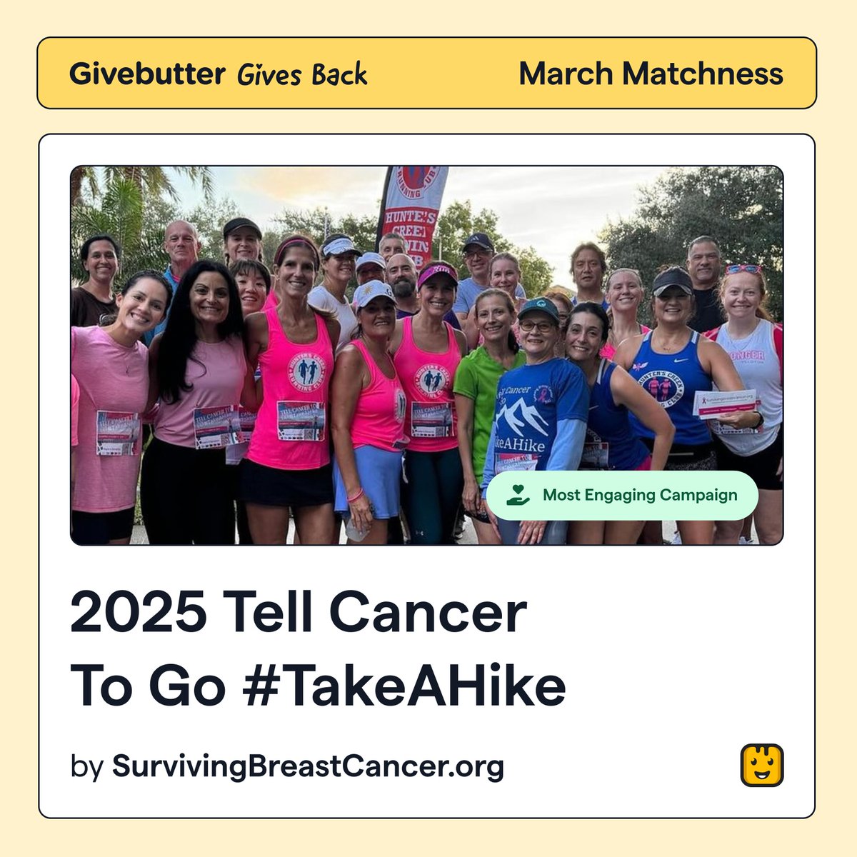 givebutter's tweet photo. 🎉 Meet the 2025 March Matchness Most Engaging Campaigns! 🎉 Each organization received a $5K matching gift to keep momentum going toward their goal. Learn more about the slam dunk campaigns &amp; how to harness the power of matching donations:
https://t.co/3ghxTLpx45 https://t.co/71myb5HSZc