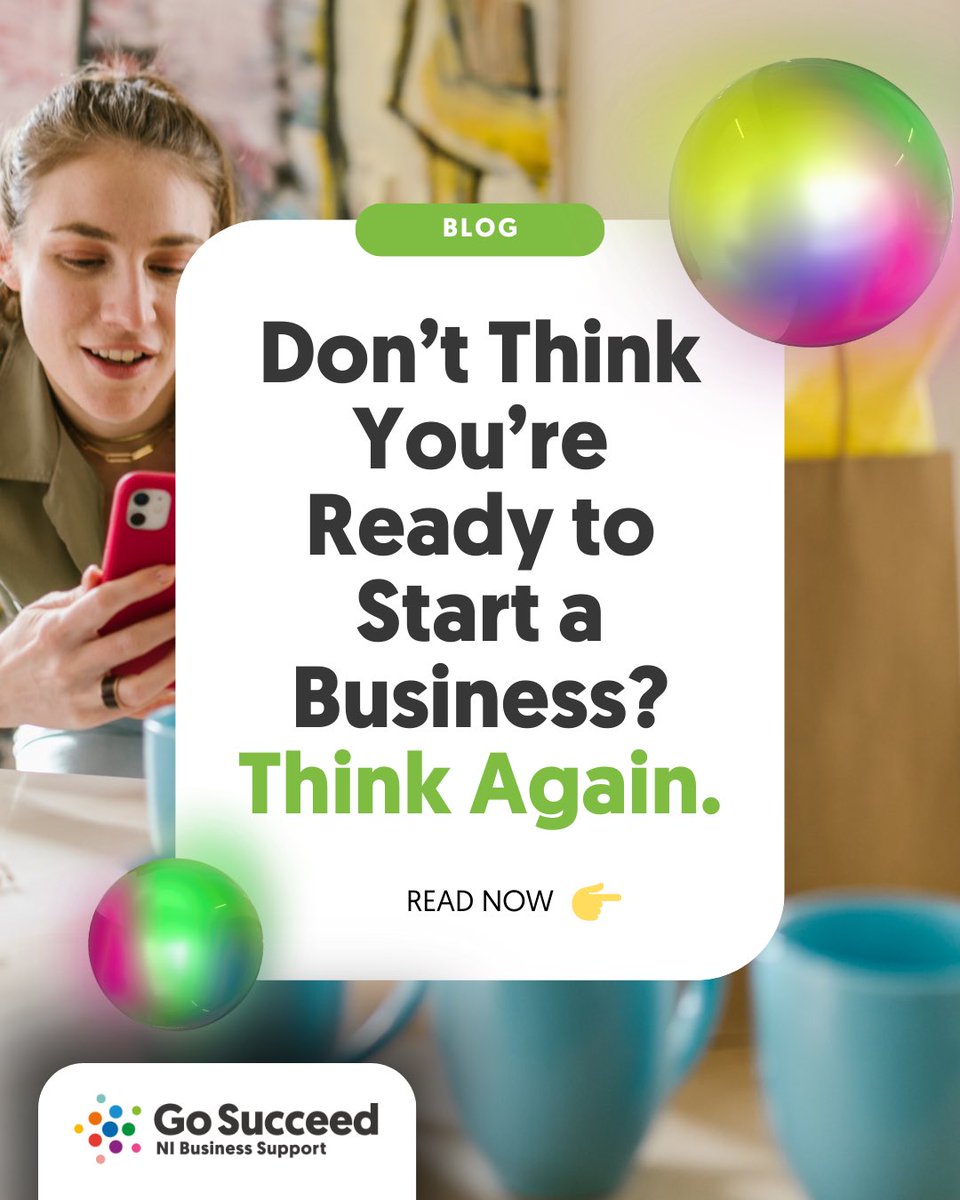 gosucceed_ni's tweet photo. π€Think youβre not ready to start a business? Think again.
Go Succeed is busting 5 big myths holding you back! πͺπΌ
Read the our newest blog here at https://t.co/wOIaUtrBuy
#GoSucceedNI #BusinessGrowth #Blog #StartGrowScale https://t.co/oefDdcXv8r
